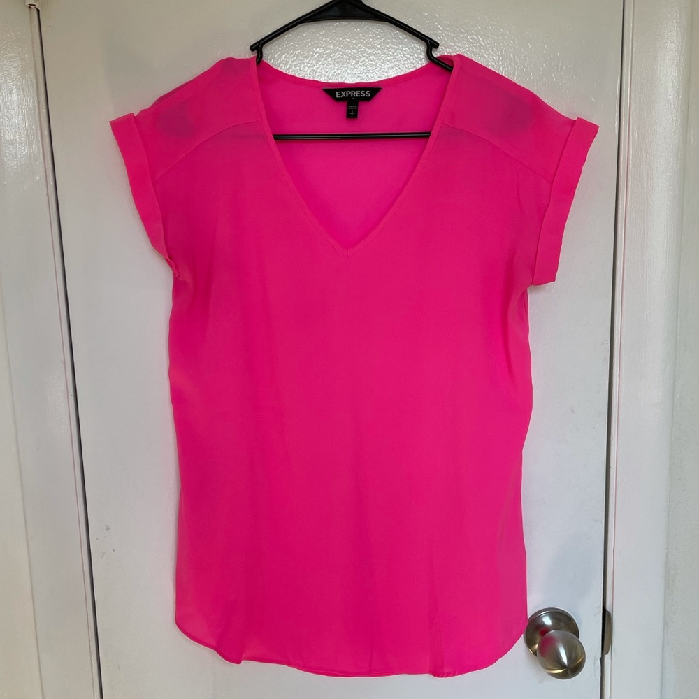Express pink blouse